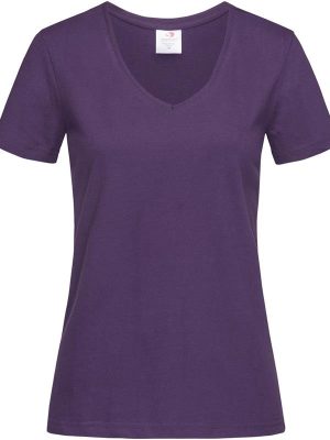 Stedman Classic Ringspun 155 Regular Fit V Neck Tee Ladies - Image 7