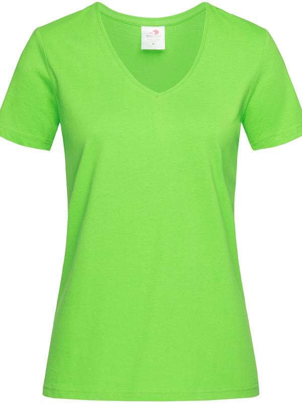 Stedman Classic Ringspun 155 Regular Fit V Neck Tee Ladies