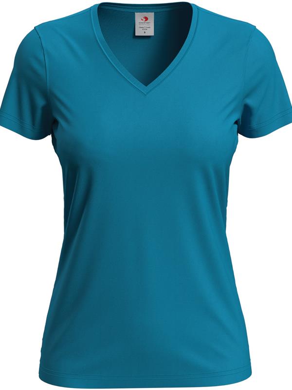 Stedman Classic Ringspun 155 Regular Fit V Neck Tee Ladies