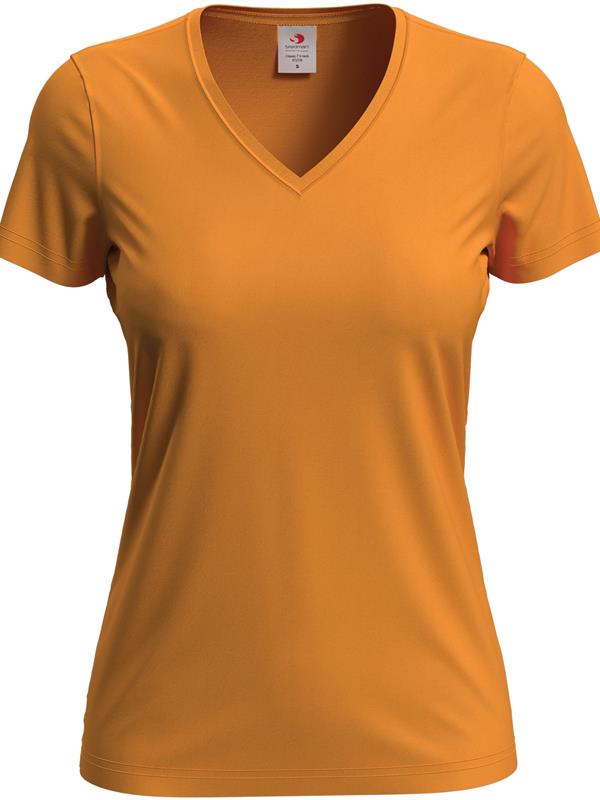 Stedman Classic Ringspun 155 Regular Fit V Neck Tee Ladies