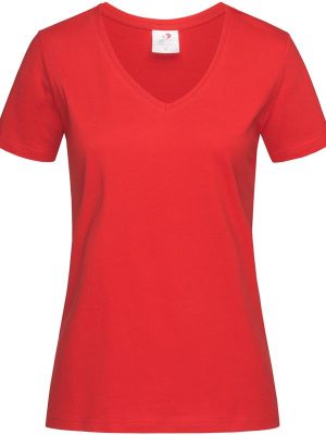 Stedman Classic Ringspun 155 Regular Fit V Neck Tee Ladies - Image 14