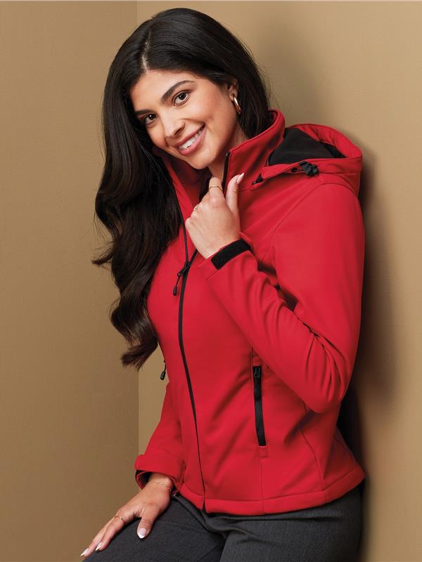 Stedman Lux 250 Hooded Softshell FZ Ladies