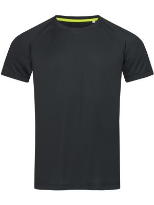 Stedman Mesh Raglan Polyester 140 Regular Fit Tee Adult - Image 2