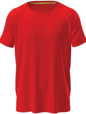 Stedman Mesh Raglan Polyester 140 Regular Fit Tee Adult - Image 10