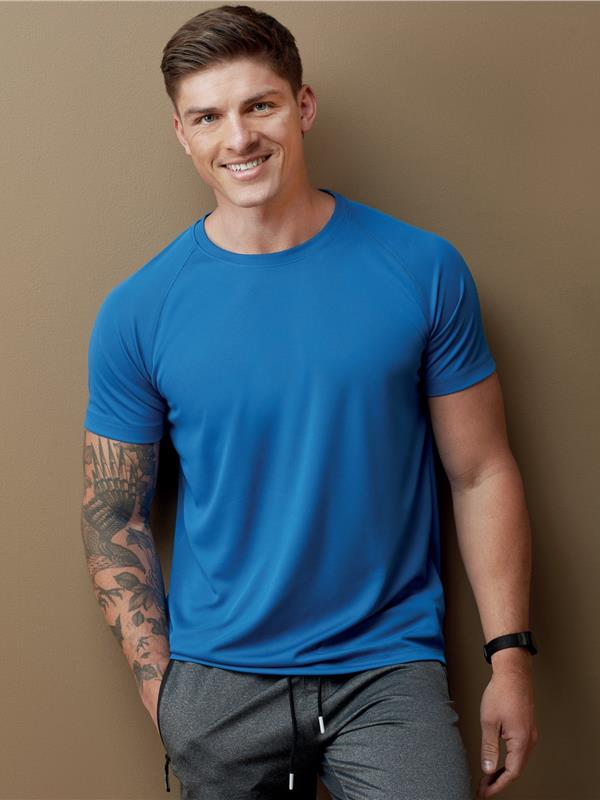 Stedman Mesh Raglan Polyester 140 Regular Fit Tee Adult