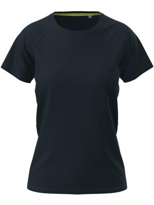 Stedman Mesh Raglan Polyester 140 Regular Fit Tee Ladies - Image 3