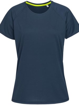 Stedman Mesh Raglan Polyester 140 Regular Fit Tee Ladies - Image 6