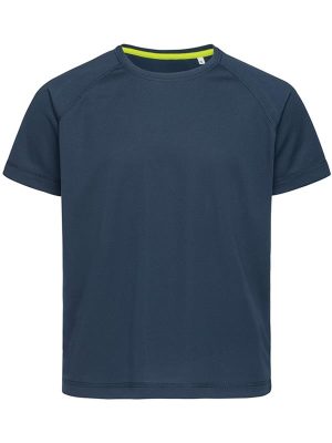 Stedman Mesh Raglan Polyester 140 Regular Fit Tee Kids - Image 5