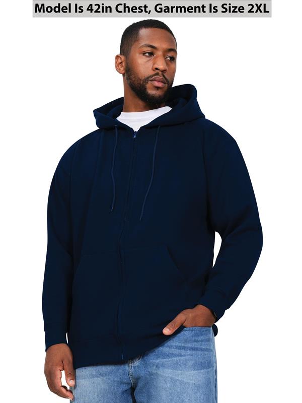 Absolute Apparel Ringspun 300 Classic Fit Zip Hood Adult