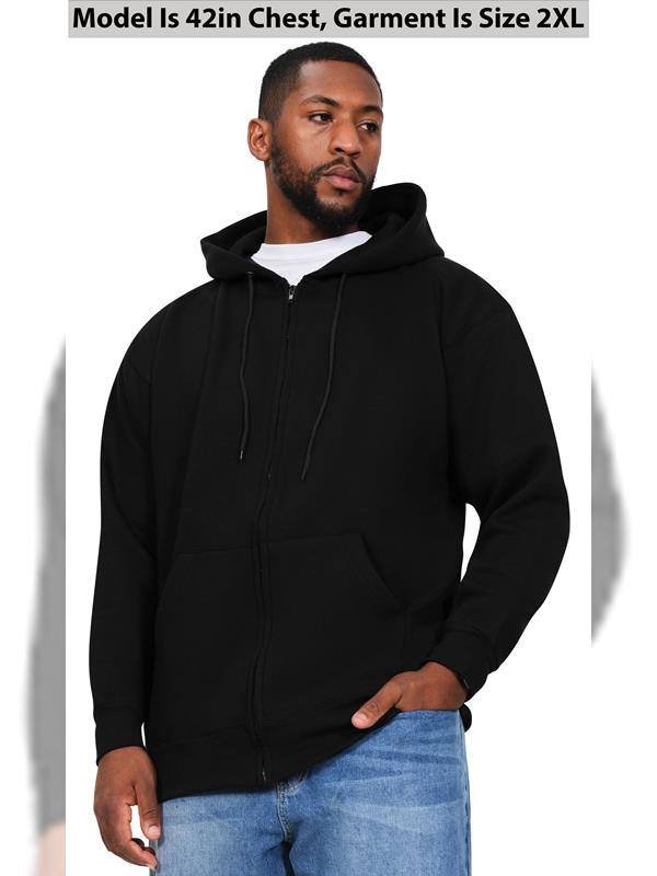Absolute Apparel Ringspun 300 Classic Fit Zip Hood Adult