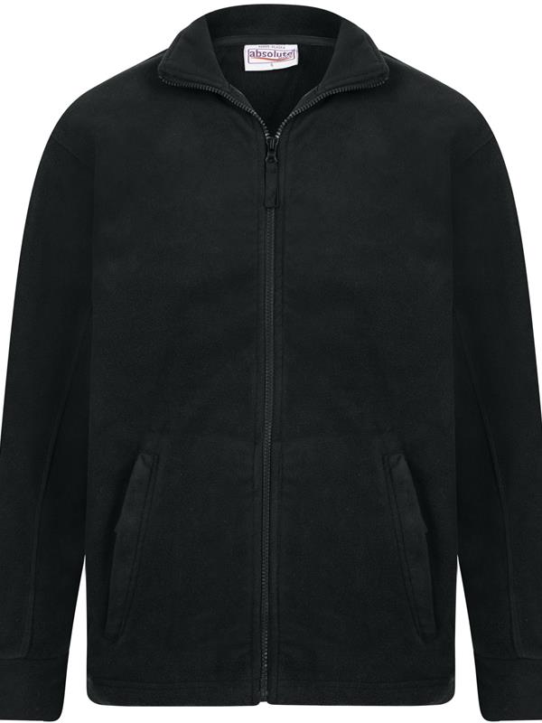 Absolute Apparel Alaska 380 Fleece FZ Adult in Black Opal