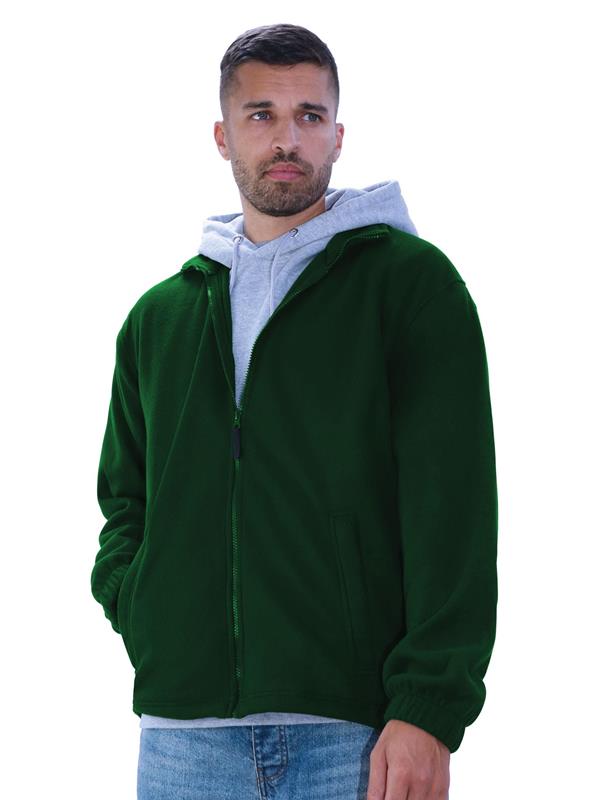 Absolute Apparel Heritage 320 Fleece FZ Adult in Bottle Green