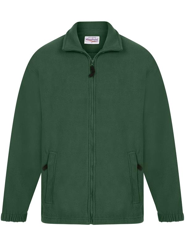 Absolute Apparel Heritage 320 Fleece FZ Adult in Bottle Green