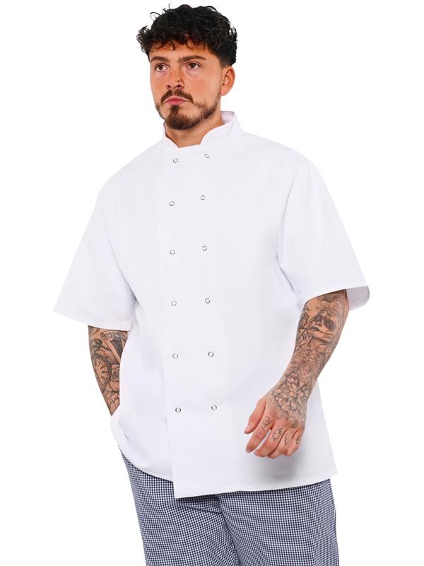 BonChef Danny Short Sleeve Chef Jacket Unisex 240 Adult