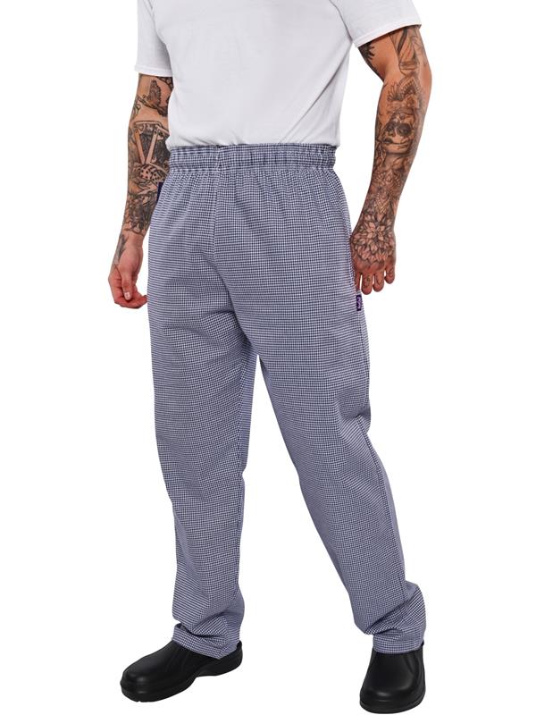 BonChef Check Baggy Chef Trouser 240 Adult