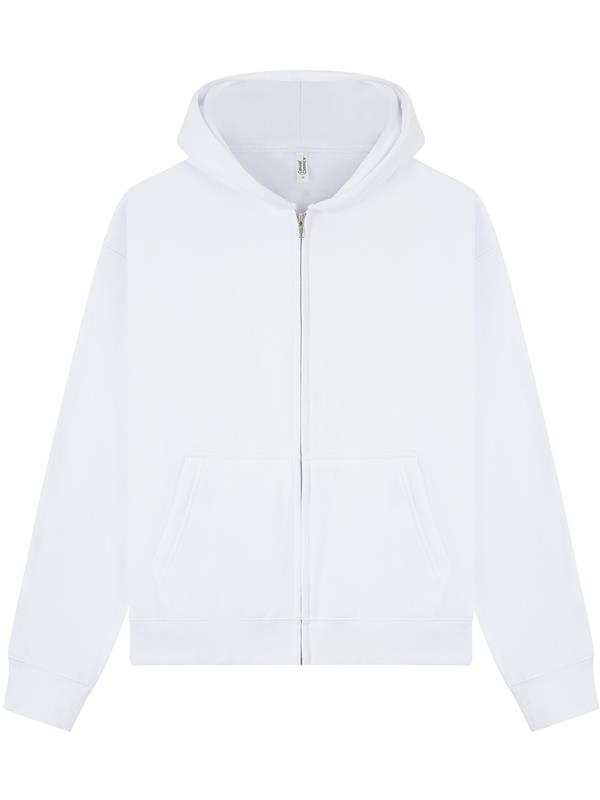 Casual Classics Premium Combed 330 Boxy Oversize Fit Zip Hood Adult