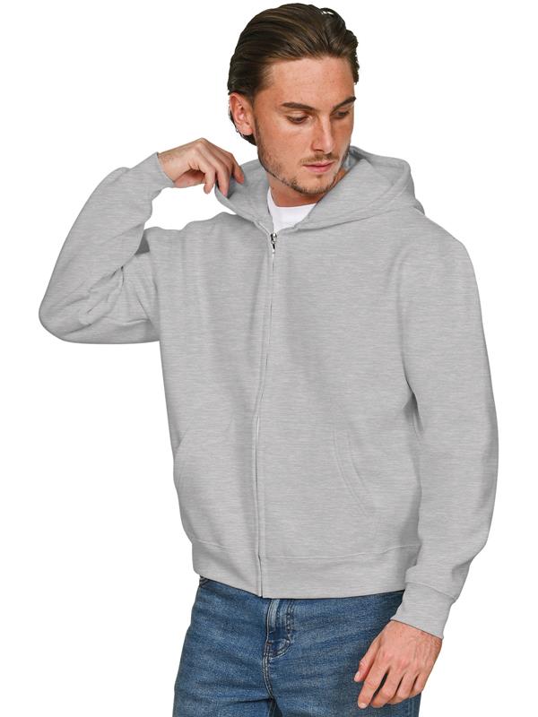 Casual Classics Premium Combed 330 Boxy Oversize Fit Zip Hood Adult