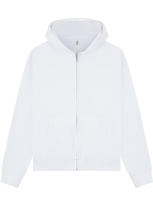 Casual Classics Premium Combed 330 Boxy Oversize Fit Zip Hood Tall Adult