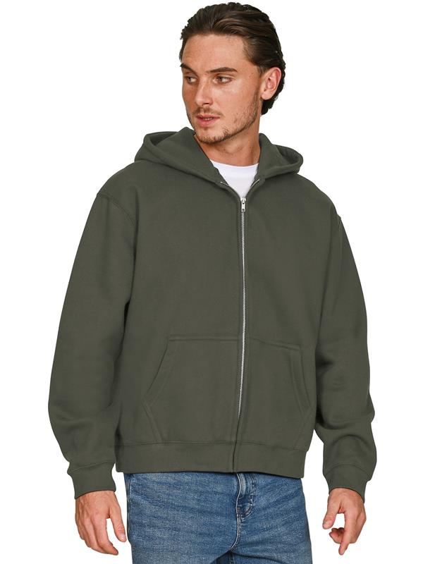 Casual Classics Premium Combed 450 Boxy Oversize Fit Zip Hood Adult