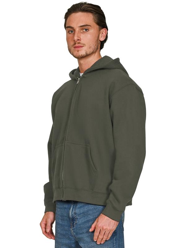 Casual Classics Premium Combed 450 Boxy Oversize Fit Zip Hood Adult