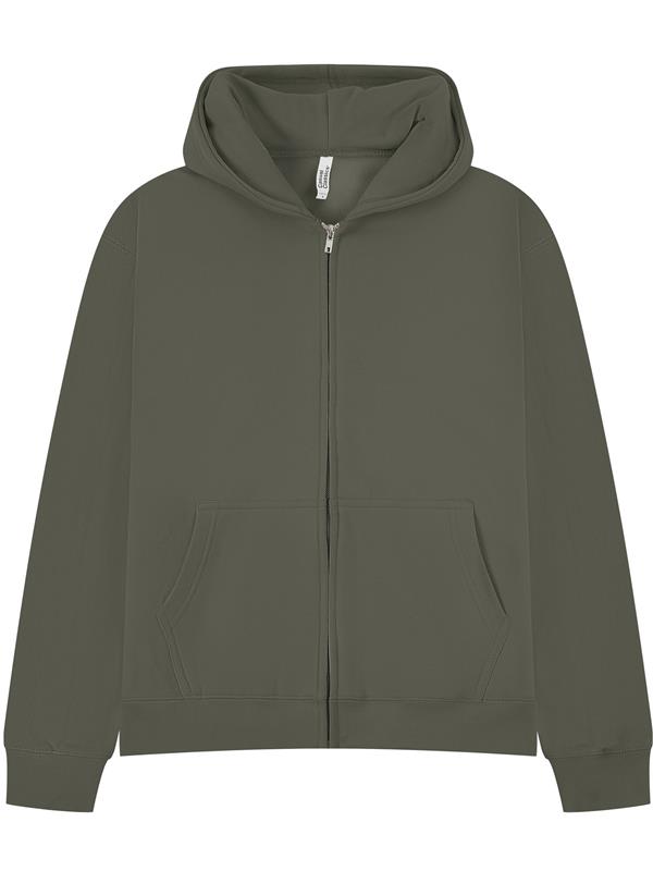 Casual Classics Premium Combed 450 Boxy Oversize Fit Zip Hood Adult