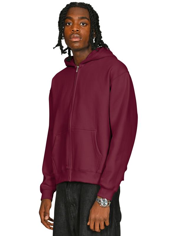 Casual Classics Premium Combed 450 Boxy Oversize Fit Zip Hood Adult