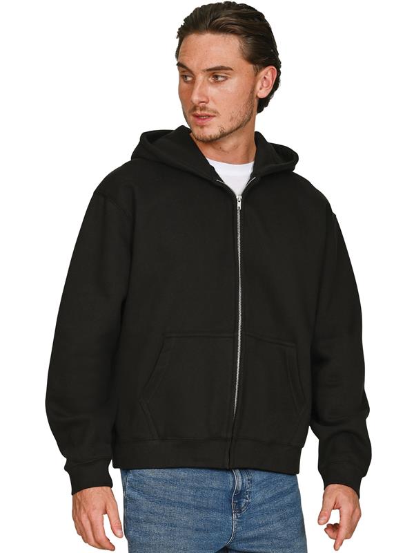 Casual Classics Premium Combed 450 Boxy Oversize Fit Zip Hood Adult