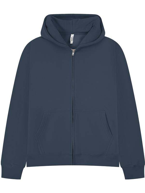 Casual Classics Premium Combed 450 Boxy Oversize Fit Zip Hood Adult