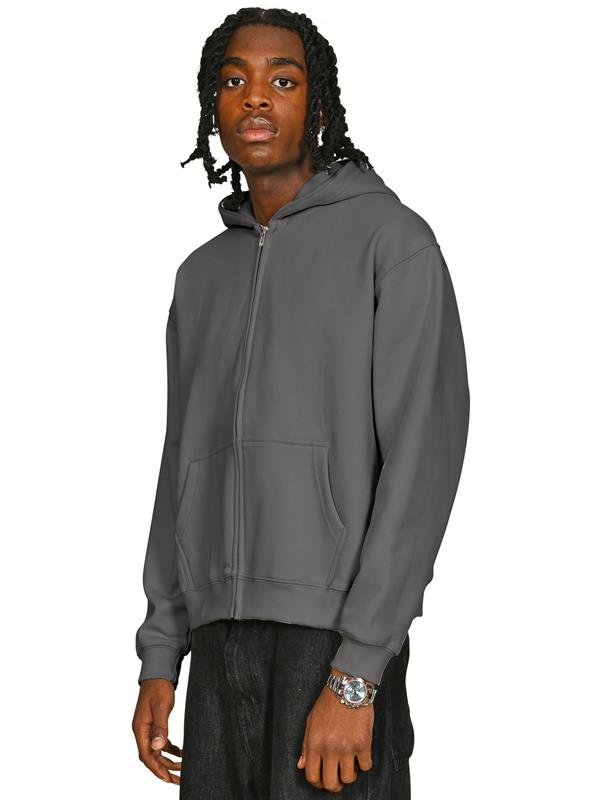 Casual Classics Premium Combed 450 Boxy Oversize Fit Zip Hood Adult