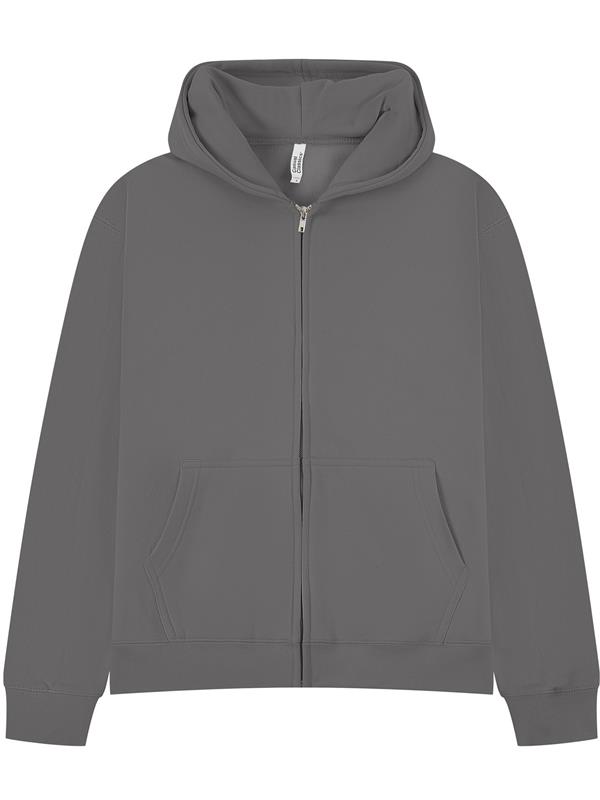 Casual Classics Premium Combed 450 Boxy Oversize Fit Zip Hood Adult