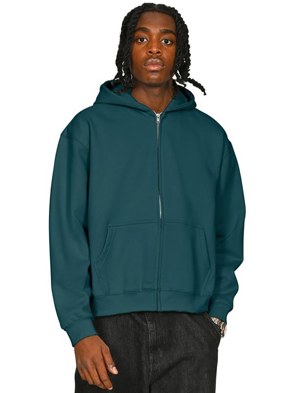 Casual Classics Premium Combed 450 Boxy Oversize Fit Zip Hood Adult