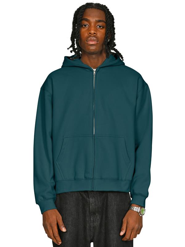 Casual Classics Premium Combed 450 Boxy Oversize Fit Zip Hood Adult