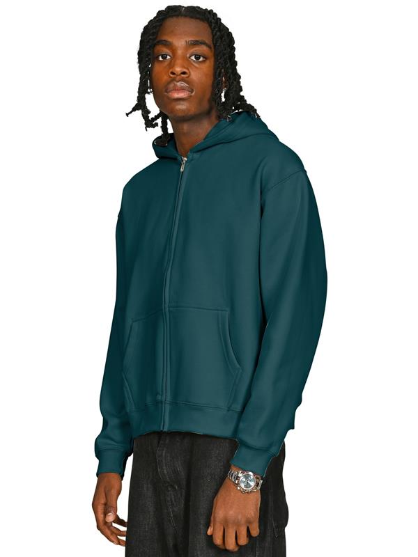 Casual Classics Premium Combed 450 Boxy Oversize Fit Zip Hood Adult