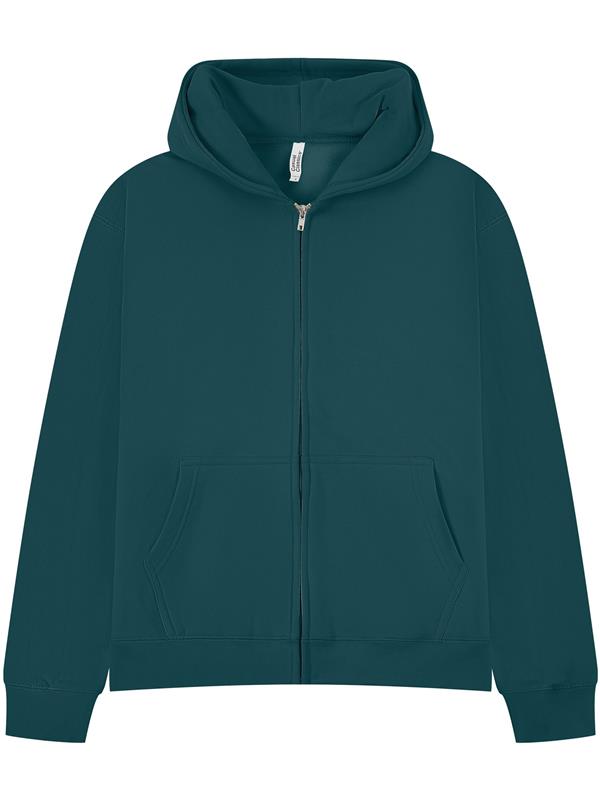 Casual Classics Premium Combed 450 Boxy Oversize Fit Zip Hood Adult
