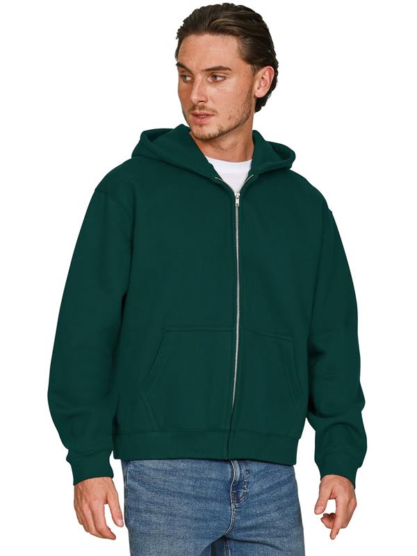 Casual Classics Premium Combed 450 Boxy Oversize Fit Zip Hood Adult