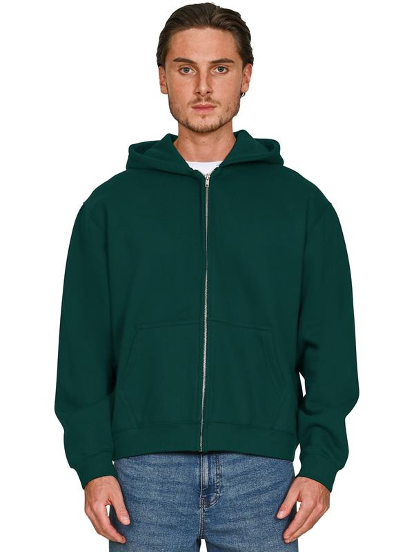 Casual Classics Premium Combed 450 Boxy Oversize Fit Zip Hood Adult