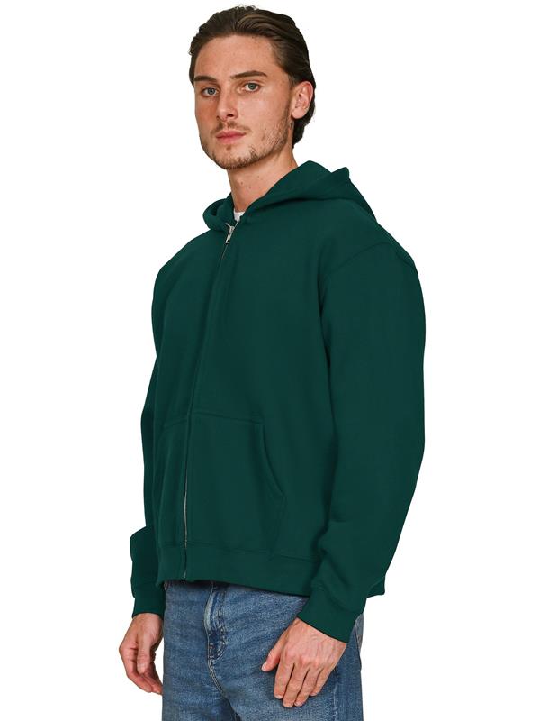 Casual Classics Premium Combed 450 Boxy Oversize Fit Zip Hood Adult
