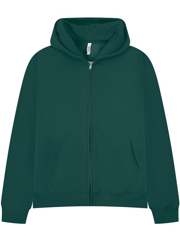 Casual Classics Premium Combed 450 Boxy Oversize Fit Zip Hood Adult