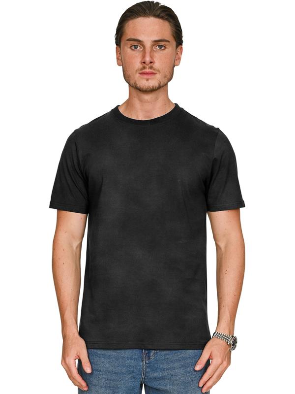 Casual Classics Core Combed 180 Acid Slim Fit Tee Adult in Acid Black