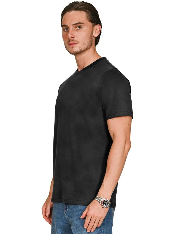 Casual Classics Core Combed 180 Acid Slim Fit Tee Adult in Acid Black