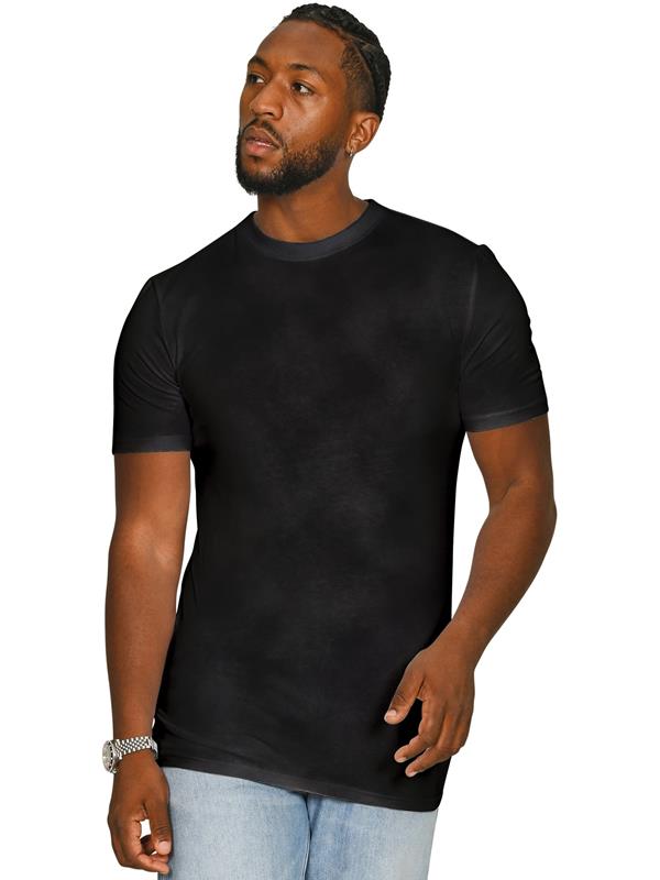 Casual Classics Core Combed 180 Acid Muscle Fit Tee Adult in Acid Black