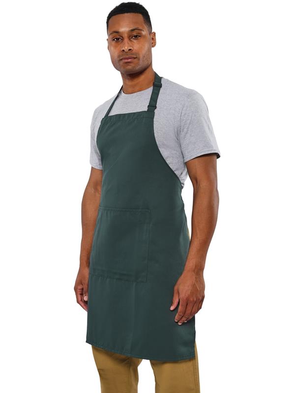 Dennys Full Length Recycled Bib Apron With Pocket 200 Adult