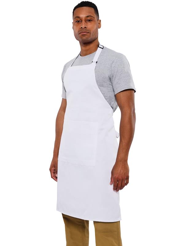 Dennys Full Length Recycled Bib Apron With Pocket 200 Adult
