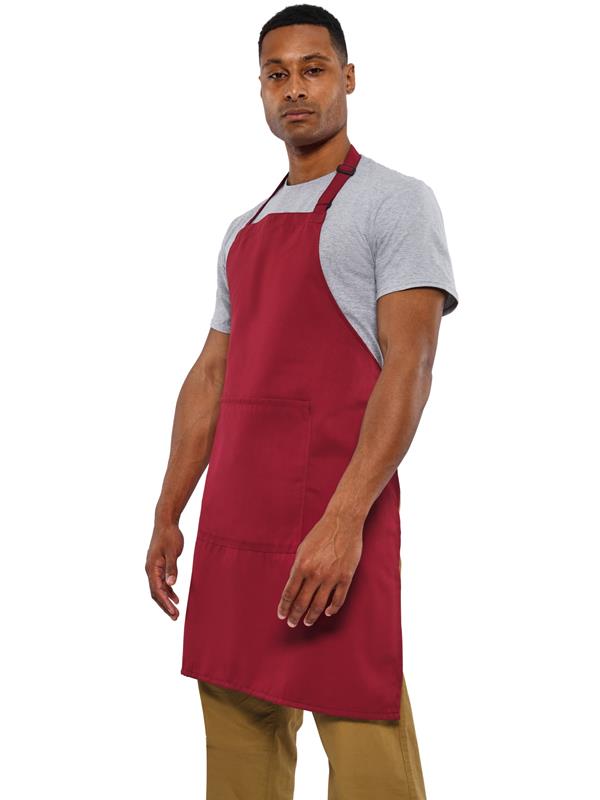Dennys Full Length Recycled Bib Apron With Pocket 200 Adult