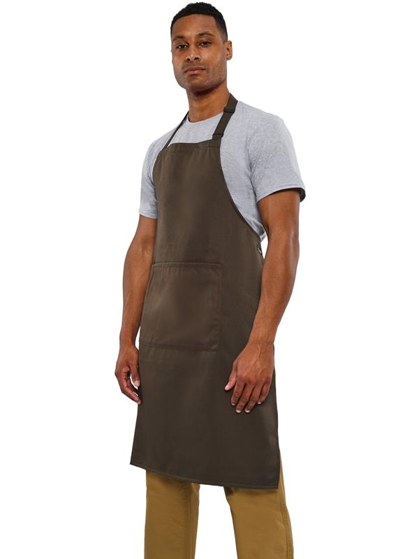 Dennys Full Length Recycled Bib Apron With Pocket 200 Adult