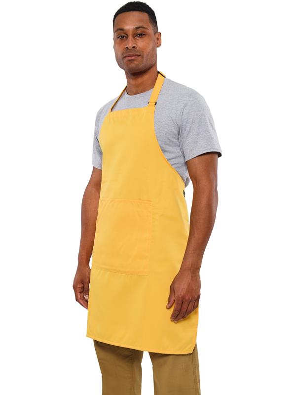Dennys Full Length Recycled Bib Apron With Pocket 200 Adult