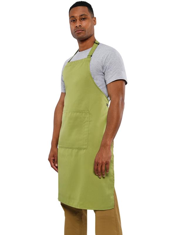 Dennys Full Length Recycled Bib Apron With Pocket 200 Adult