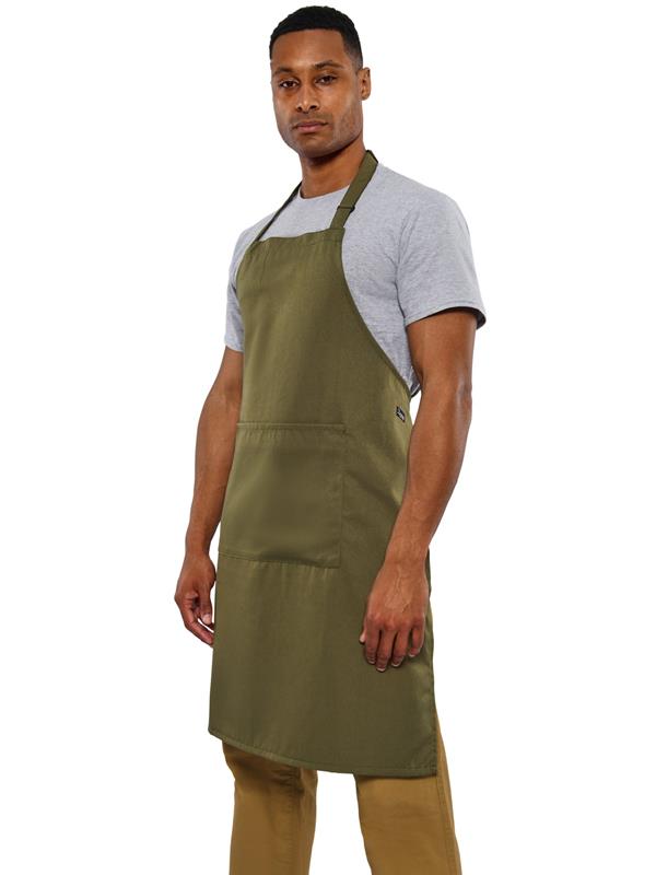 Dennys Full Length Recycled Bib Apron With Pocket 200 Adult