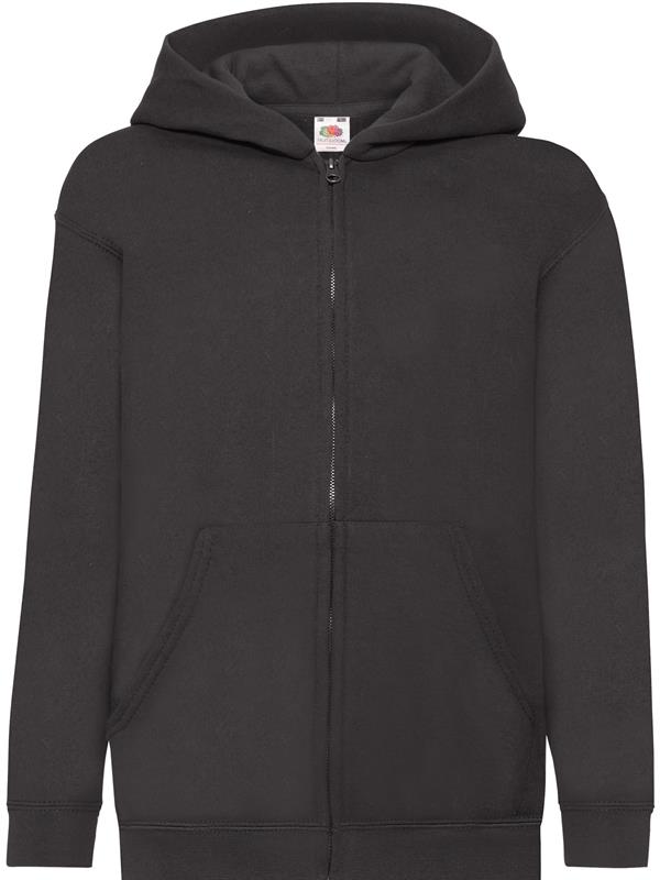 Fruit Of The Loom Classic Open End 280 Regular Fit Zip Hood Kids