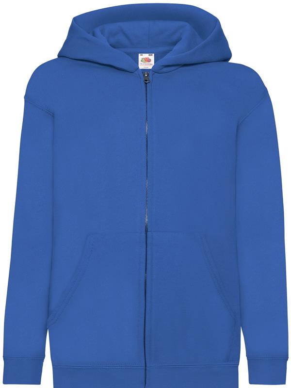 Fruit Of The Loom Classic Open End 280 Regular Fit Zip Hood Kids
